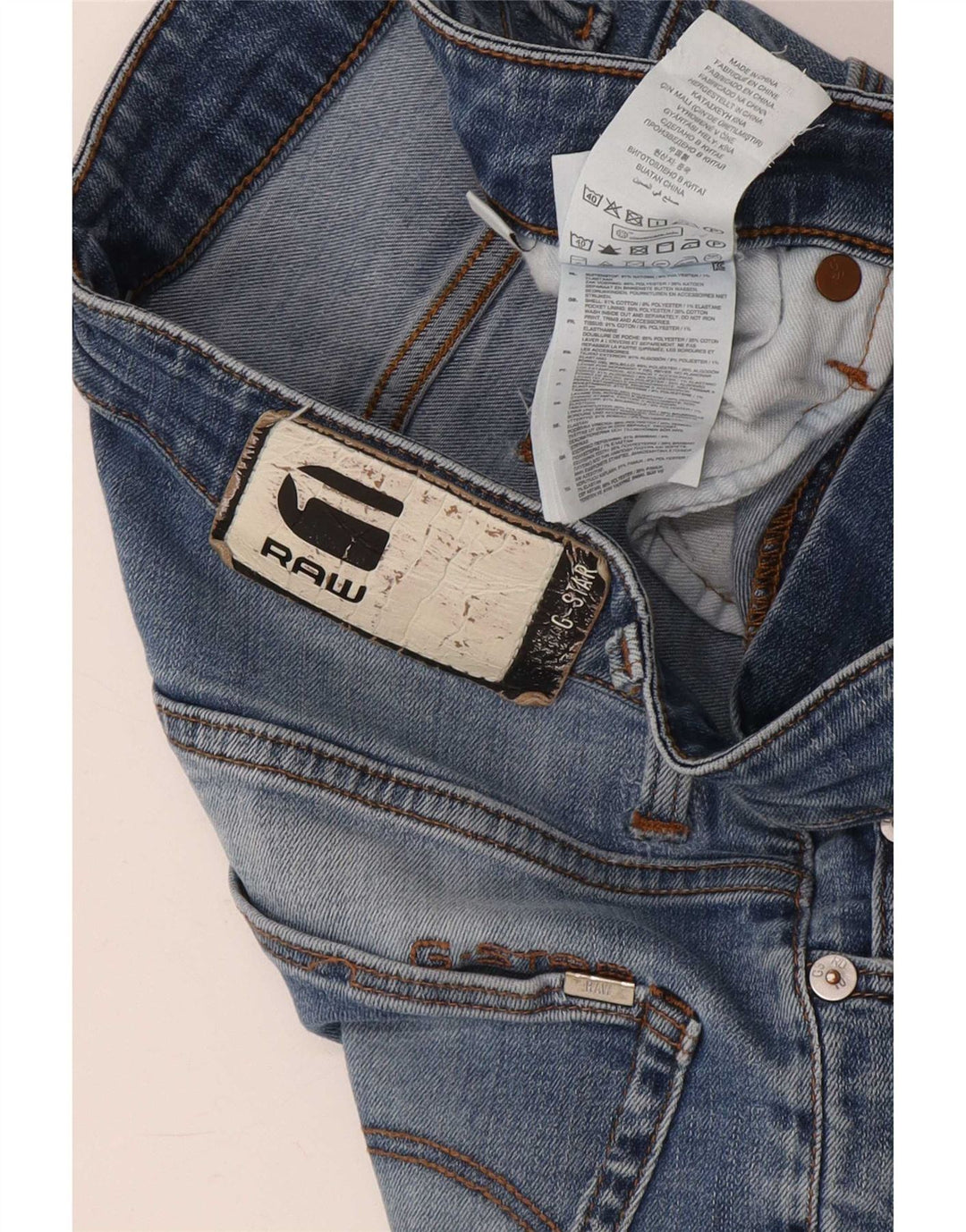 G-Star Skinny Jeans til mænd W29 L30 blå polyester