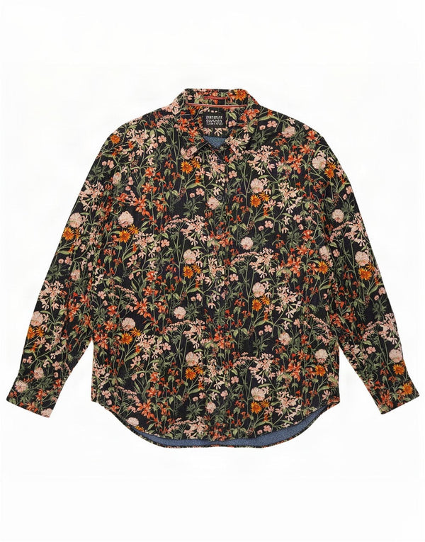 Scotch & Soda skjorte til kvinder UK 14 Medium Black Floral