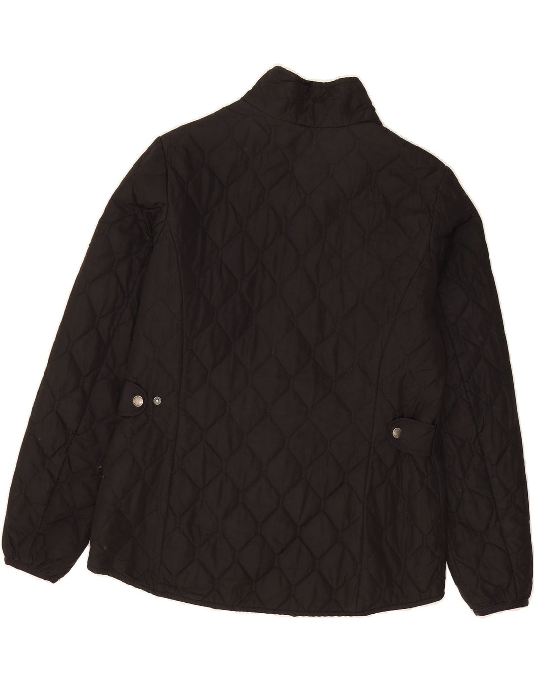 EDDIE BAUER Womens Quilted Jacket UK 14 Large Black Polyester Vintage Eddie Bauer and Second-Hand Eddie Bauer from Messina Hembry 