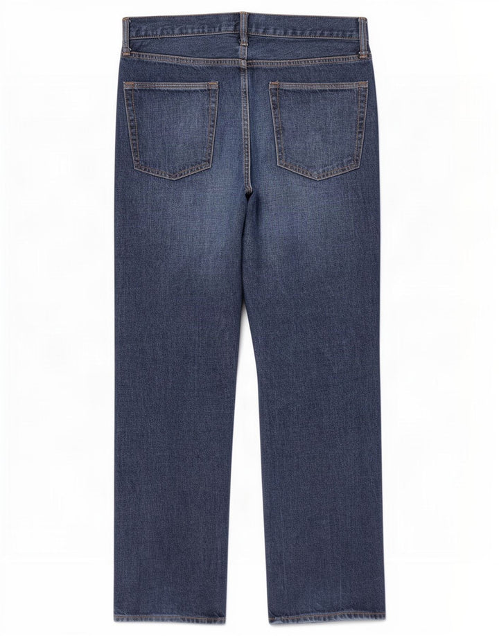 Gap Straight Jeans til mænd W34 L31 Marineblå bomuld