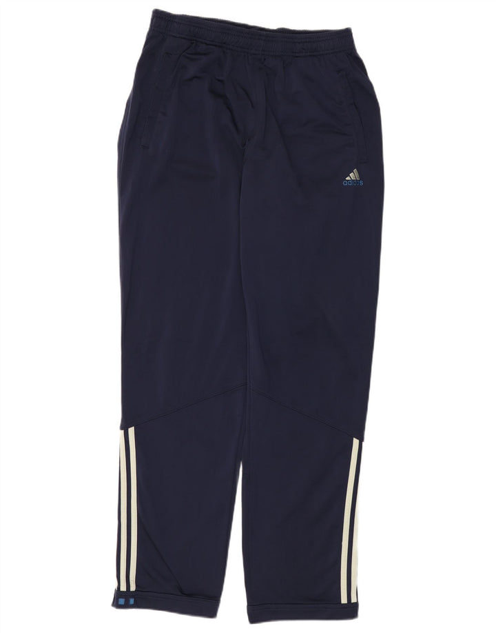 ADIDAS Træningsdragtsbukser til mænd UK 40/42 Medium Navy Blue Polyester