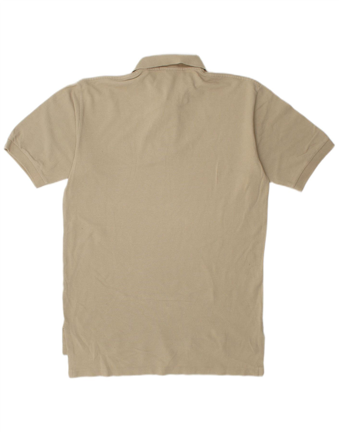 POLO RALPH LAUREN Mens Polo Shirt Medium Beige Cotton