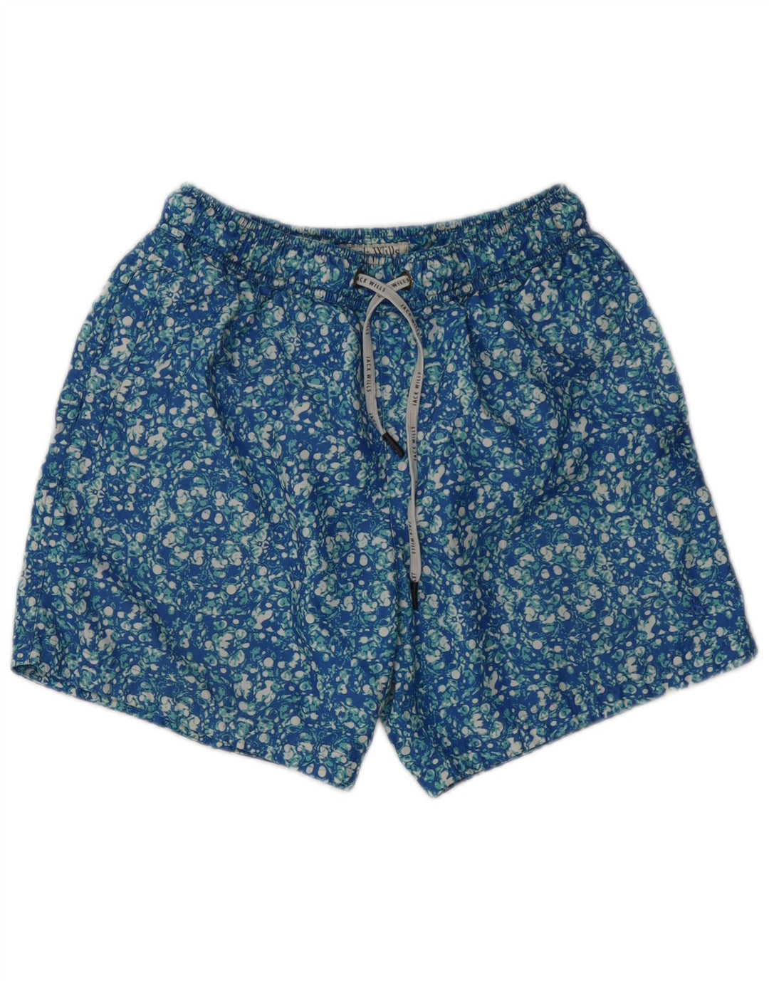 Jack Wills Badeshorts til mænd XS Blue Floral Polyester