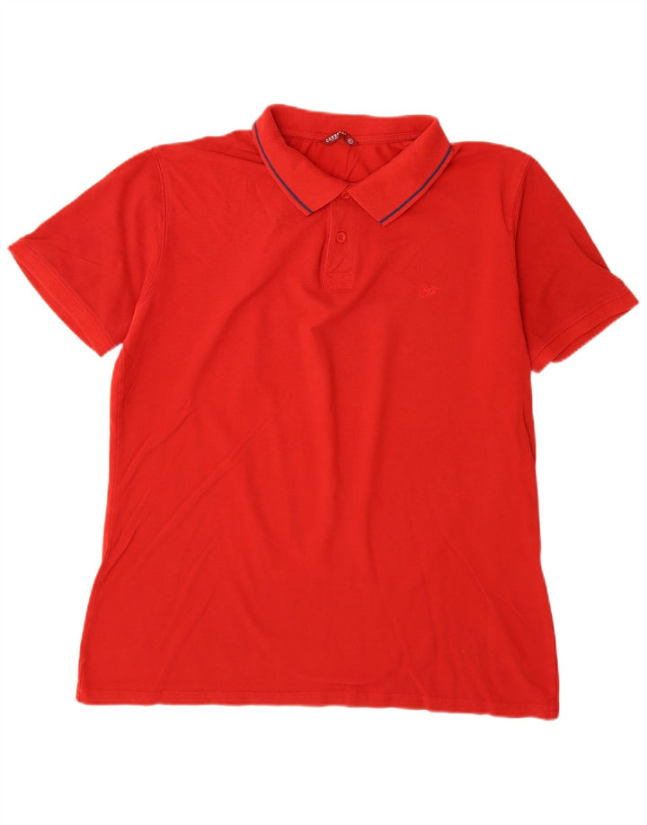 Carrera herre poloshirt XL rød bomuld