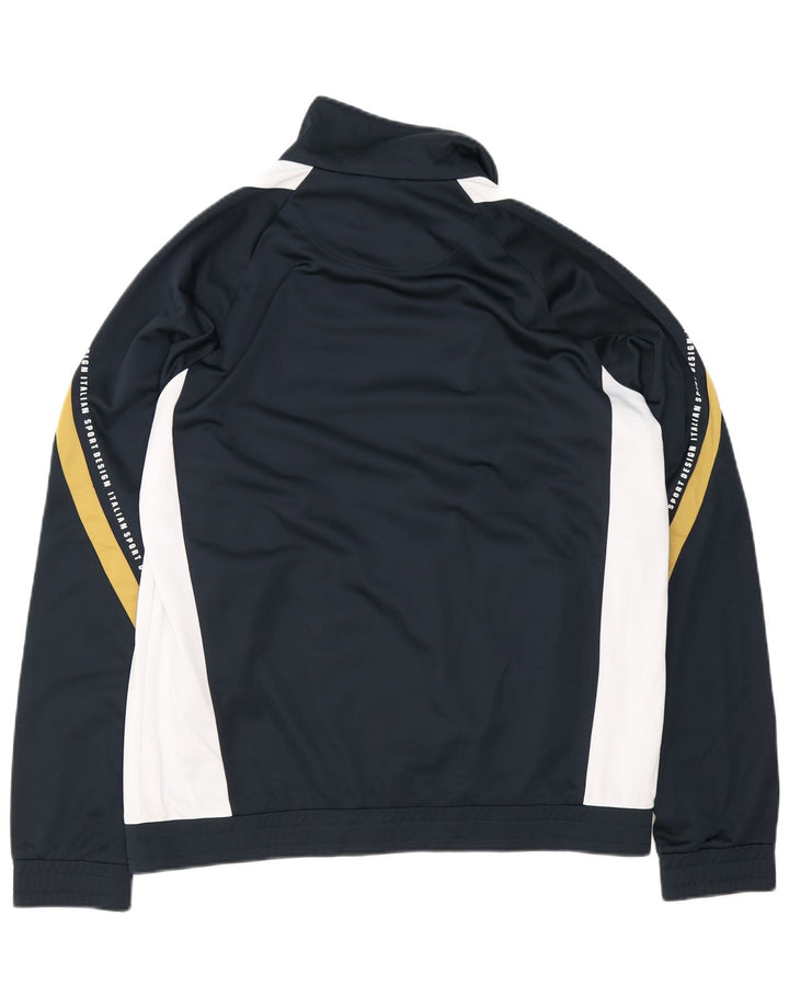 Lotto Herre grafisk træningsdragt Topjakke 2XL Marineblå Colourblock Polyester