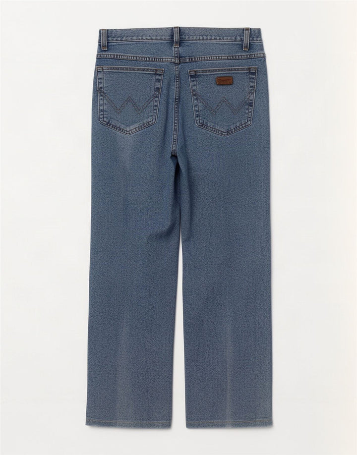 Wrangler Womens Cropped Jeans W30 L25 Blå