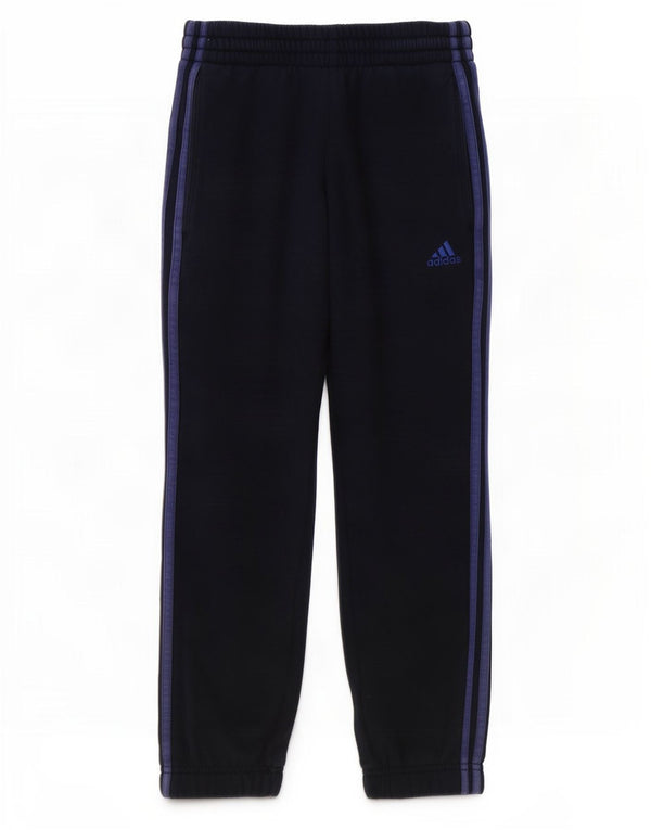 Adidas Drenge Træningsdragt Bukser Joggers 9-10 År Marineblå Bomuld