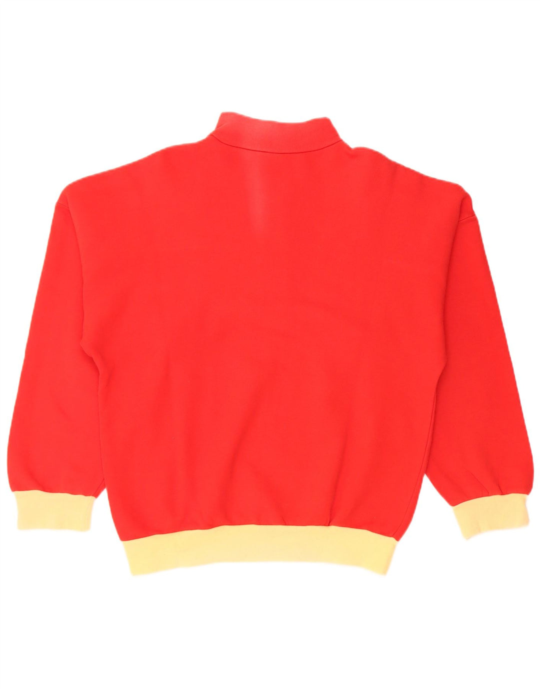 Vintage fuld træningsdragt til mænd EU 48 Medium Rød Colourblock Bomuld