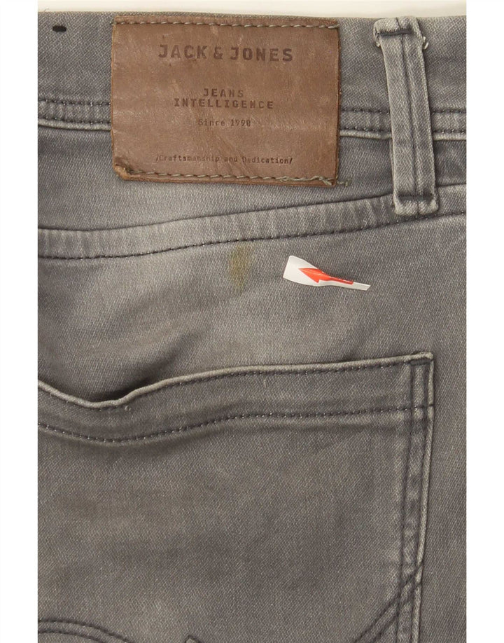 Jack & Jones Herre Slim Jeans W29 L32 Grå Bomuld