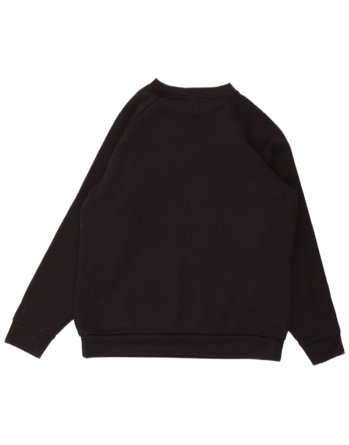 Tommy Hilfiger Dame Grafisk Sweatshirt Jumper UK 16 Stor Sort Polyester