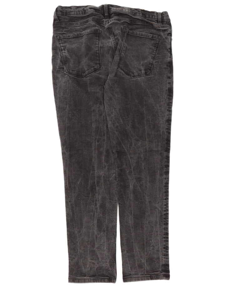 Penguin Herre Slim Jeans W36 L32 Grå Bomuld