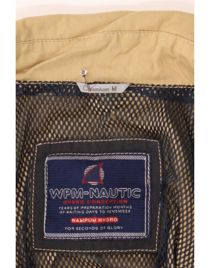 Wampum Herre Utility Jacket UK 38 Medium Beige Bomuld