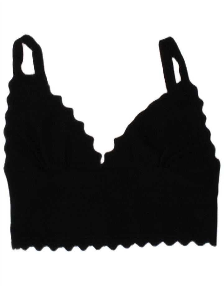 Zara Dame BH Crop Top Medium Sort Moderne
