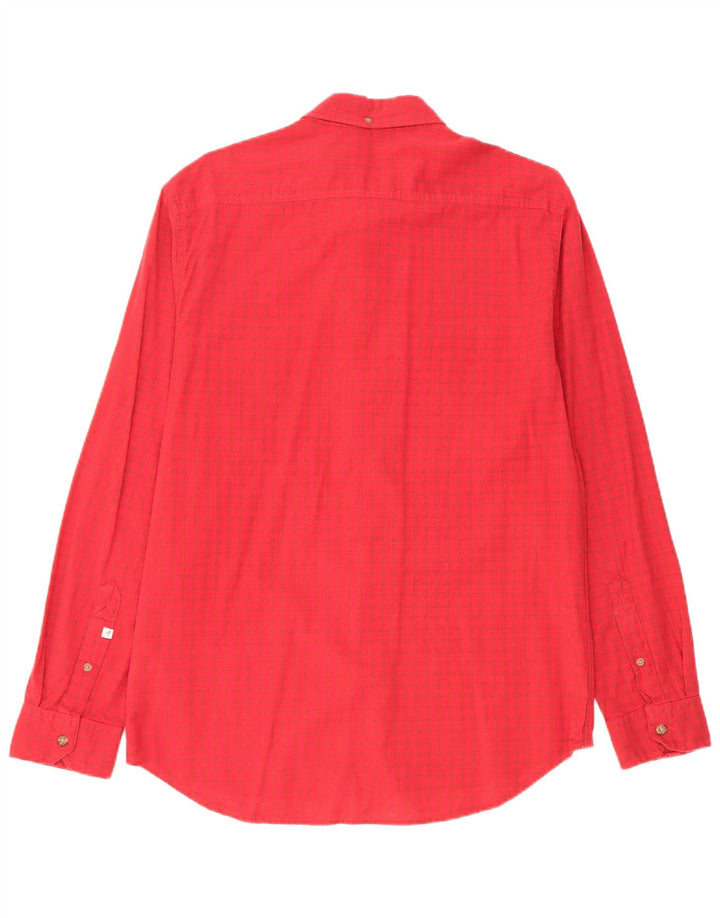 Quiksilver Herre Modern Fit skjorte Medium rød ternet bomuld