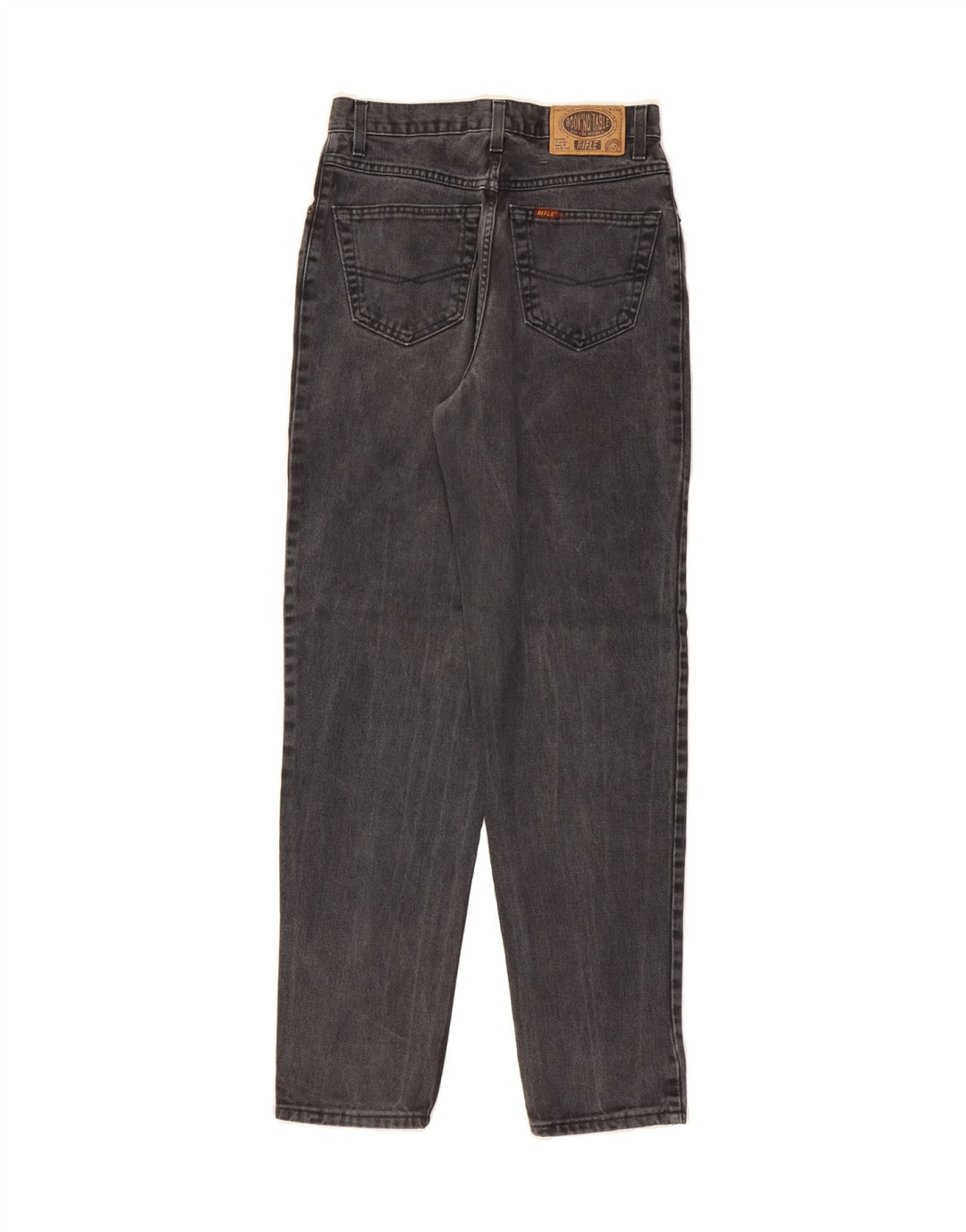 RIFLE Womens Straight Jeans W30 L30 Black Cotton Vintage Rifle and Second-Hand Rifle from Messina Hembry 