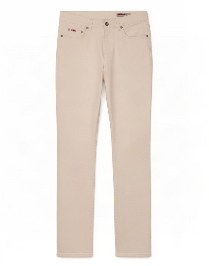 Gas Dame Slim Jeans W29 L34 Hvid Bomuld
