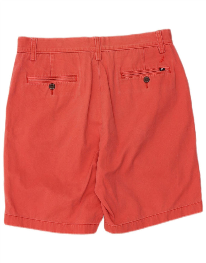 Nautica Herre Chino Shorts W30 Medium Rød Bomuld