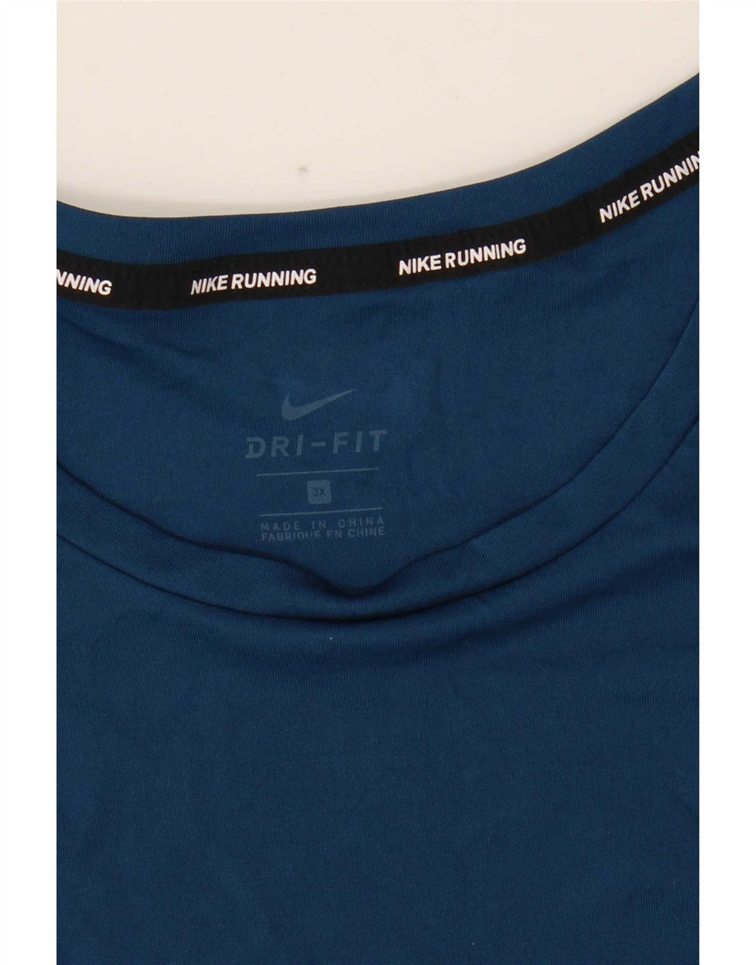 Nike herre Dri Fit T-shirt top 3XL marineblå