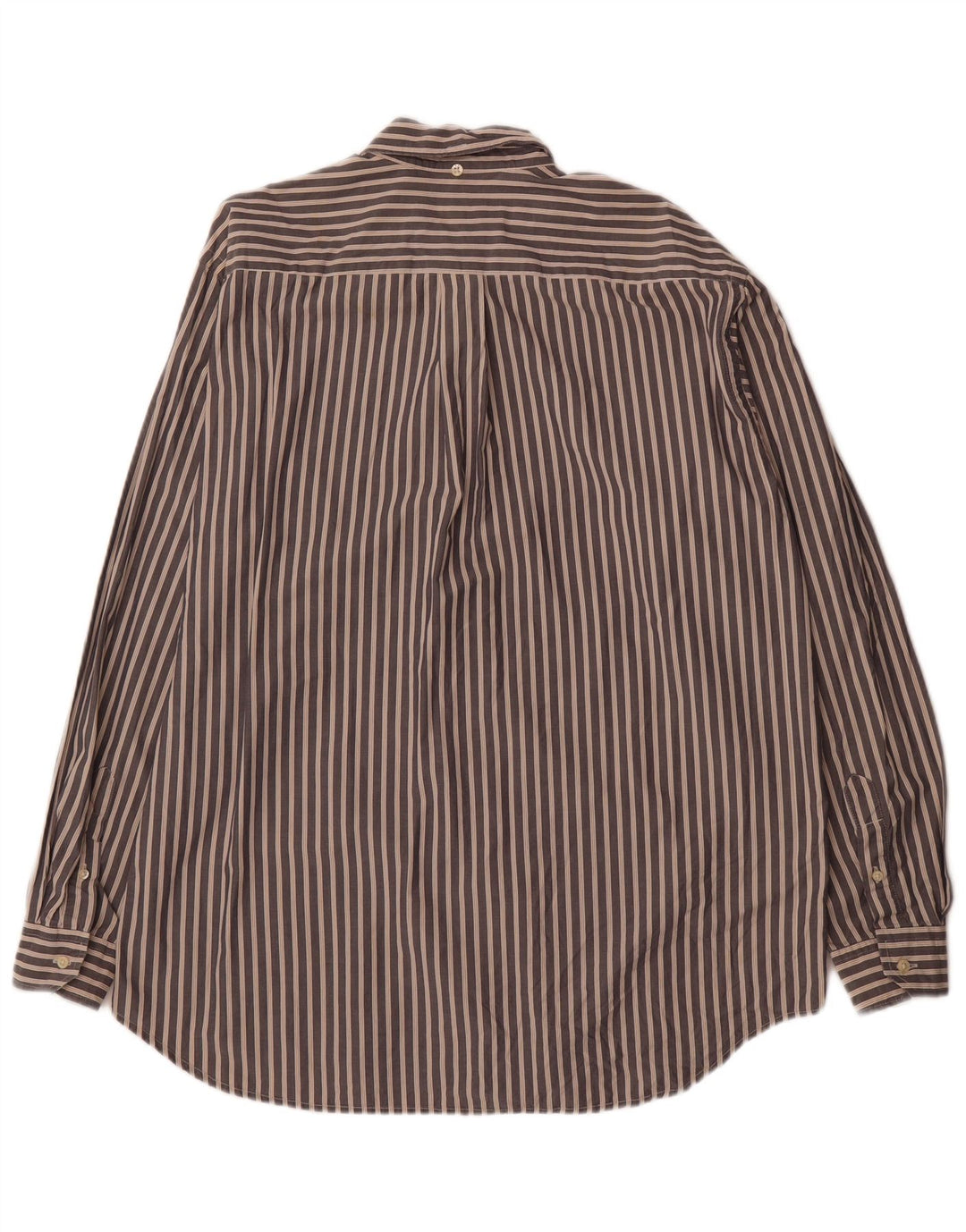 GOOSE & GANDER Mens Shirt IT 52 Large Grey Pinstripe Cotton