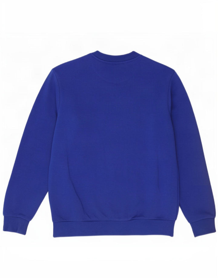 Kappa Herre Grafisk Sweatshirt Jumper Stor Blå Bomuld