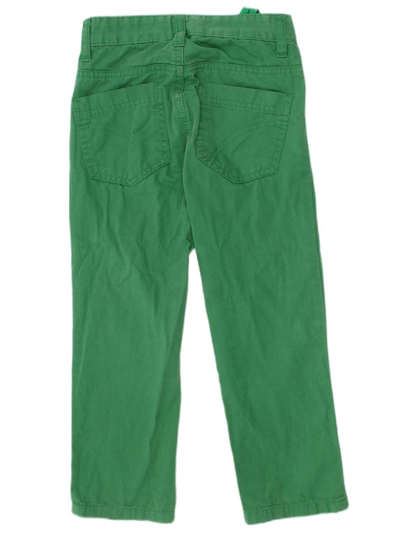 Benetton Boys Slim Casual Bukser 4-5 år W20 L18 Grøn Bomuld