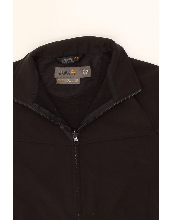 REGATTA Womens Tracksuit Top Jacket UK 10 Small Black Polyester Vintage Regatta and Second-Hand Regatta from Messina Hembry 