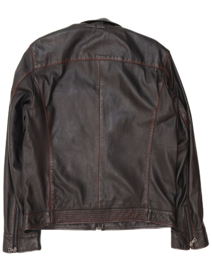 Danier Herre Læderjakke UK 40 Large Sort