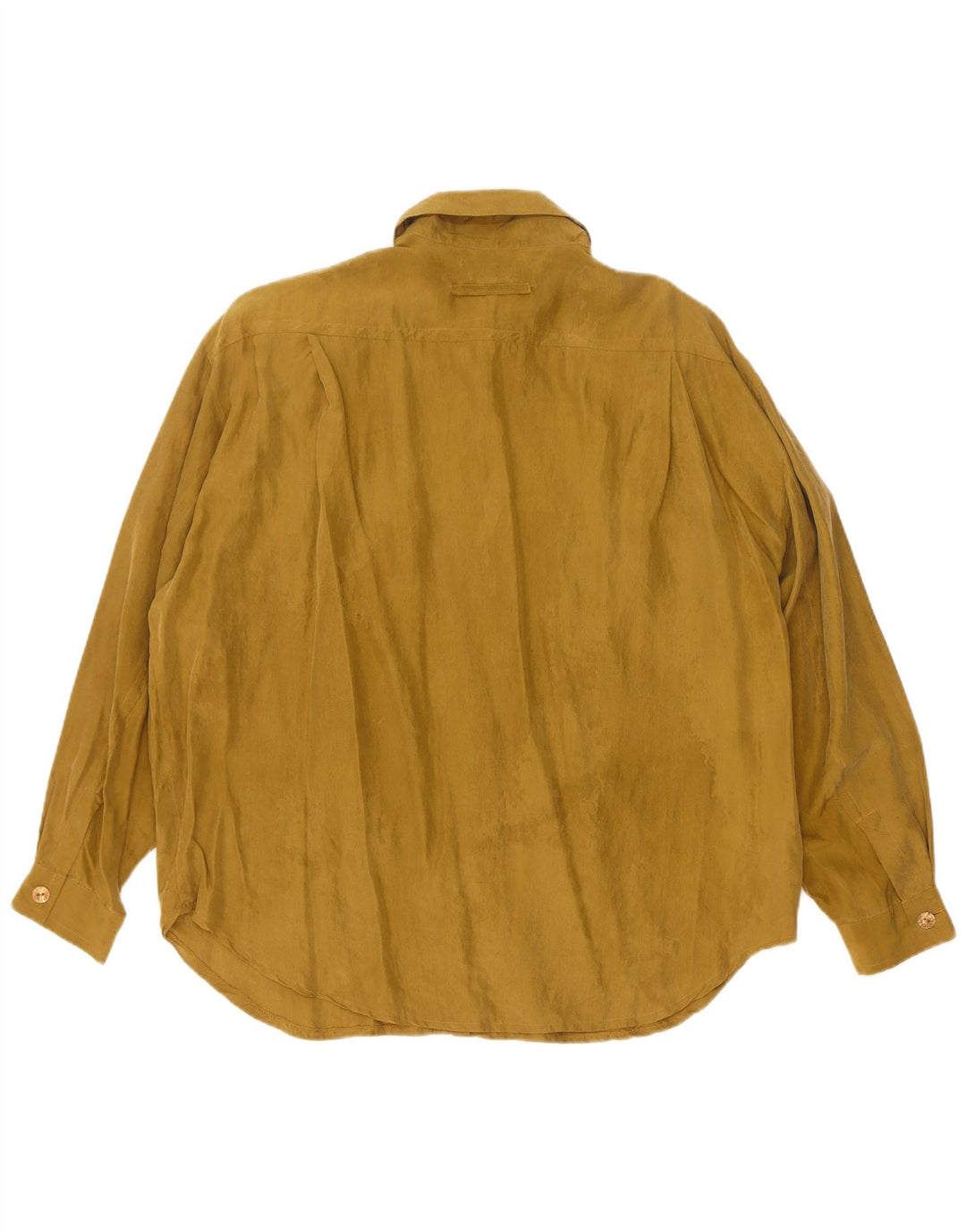 Offentlig Dame Oversized Shirt Bluse EU 42 Large Khaki Silk
