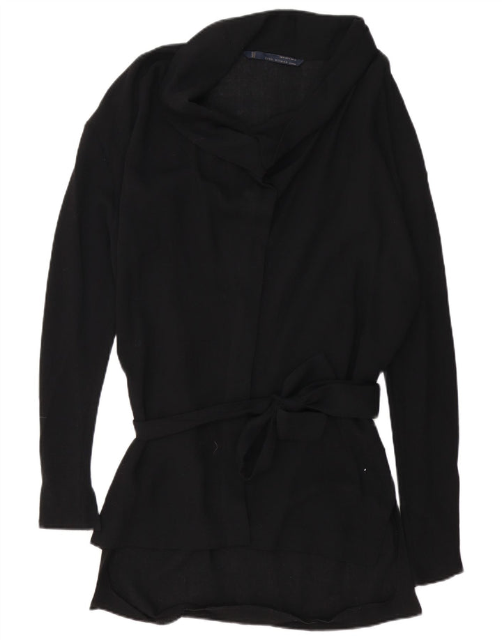Zara Dame Cardigan Sweater UK 14 Medium Sort Viscose