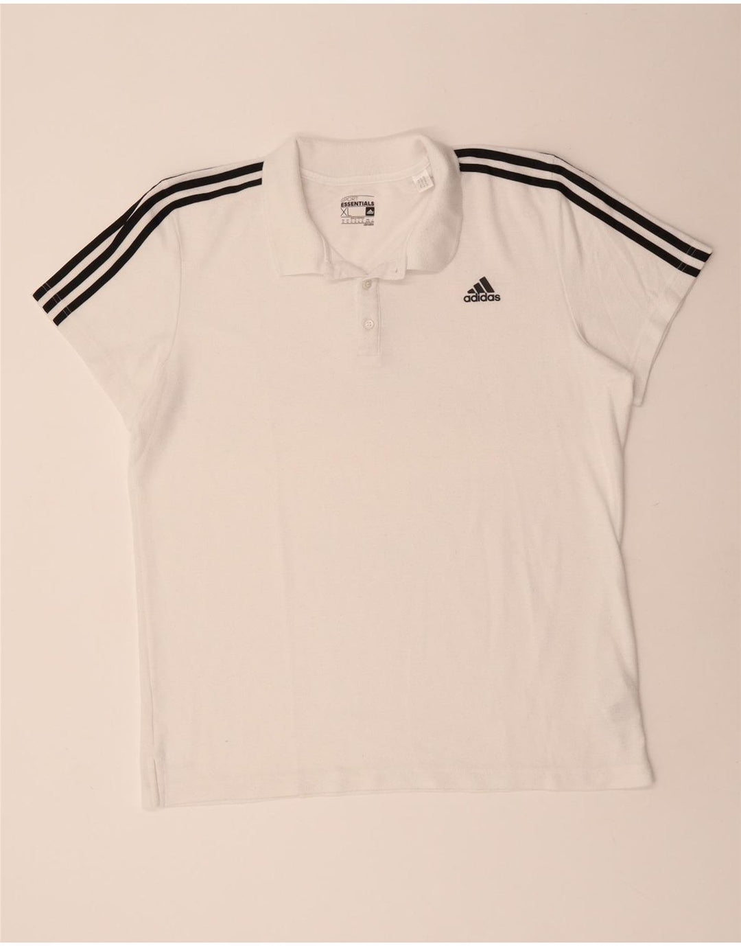 Adidas Herre Climalite Polo Shirt XL Hvid Polyester