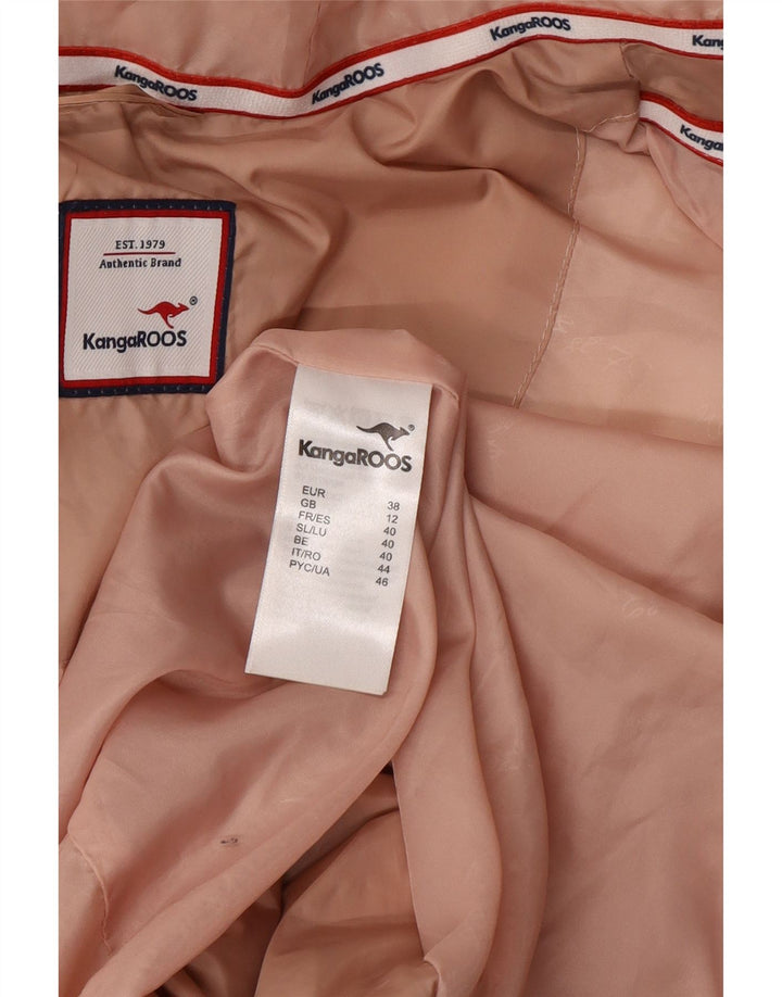 Kænguruer, polstret jakke til kvinder, DK 12 Medium Pink polyakryl