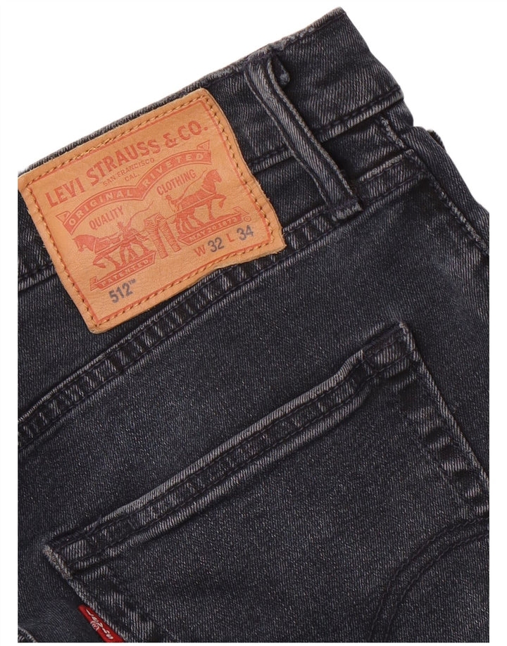Levi's Herre 512 Slim Tapered Jeans W32 L29 Grå