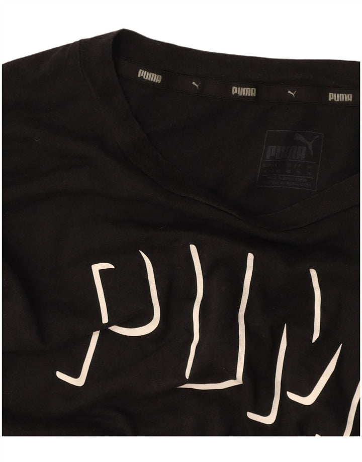 PUMA Oversized grafisk T-shirt top til kvinder DK 16 Large Sort