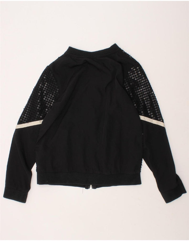 GUESS Girls Tracksuit Top Jacket 6-7 Years Black Polyester Vintage Guess and Second-Hand Guess from Messina Hembry 