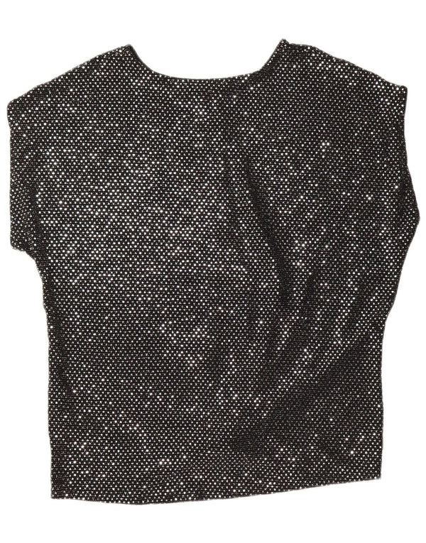 OASIS Damebluse Top UK 14 Medium Sort Polyamid