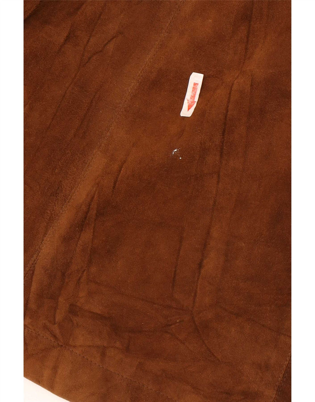 Vintage Kvinders Longline 1-Knaps Ruskinds Blazerjakke UK 10 Small Brun