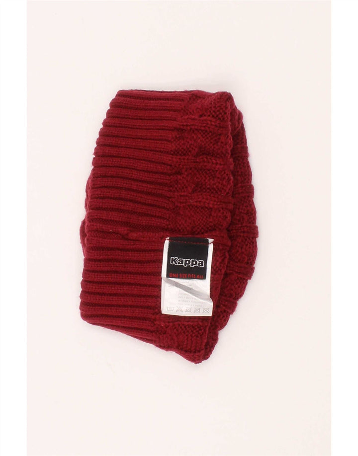 Kappa Strik Beanie Hat One Size Rød polyakryl