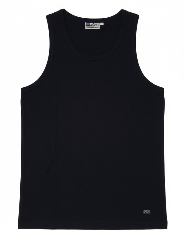 Asics Damevest Top UK 12 Medium Marineblå Bomuld