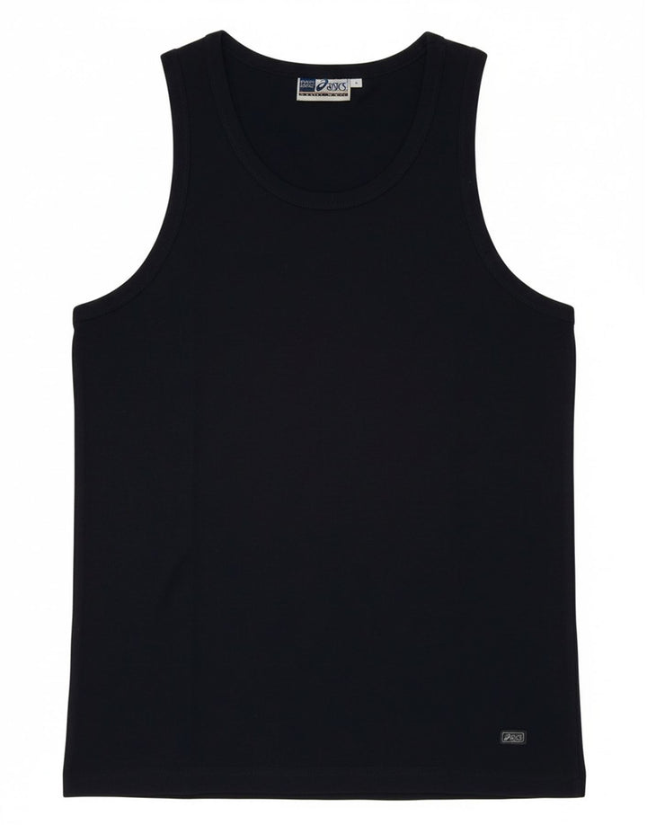 Asics Damevest Top UK 12 Medium Marineblå Bomuld