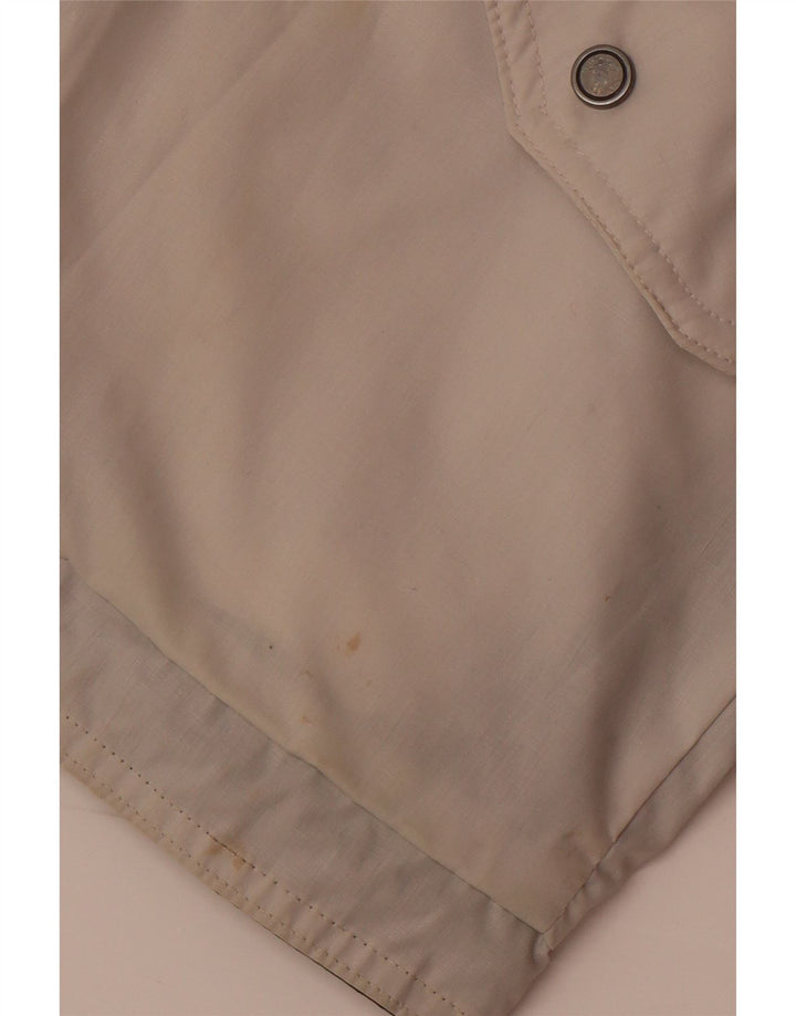 Medvirkende Herre Loose Fit Vendbar Hættejakke UK 38 Medium Beige Bomuld