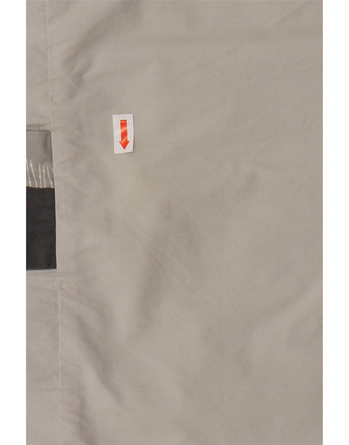COS Womens Shift Dress EU 36 Small Grå Geometrisk Bomuld