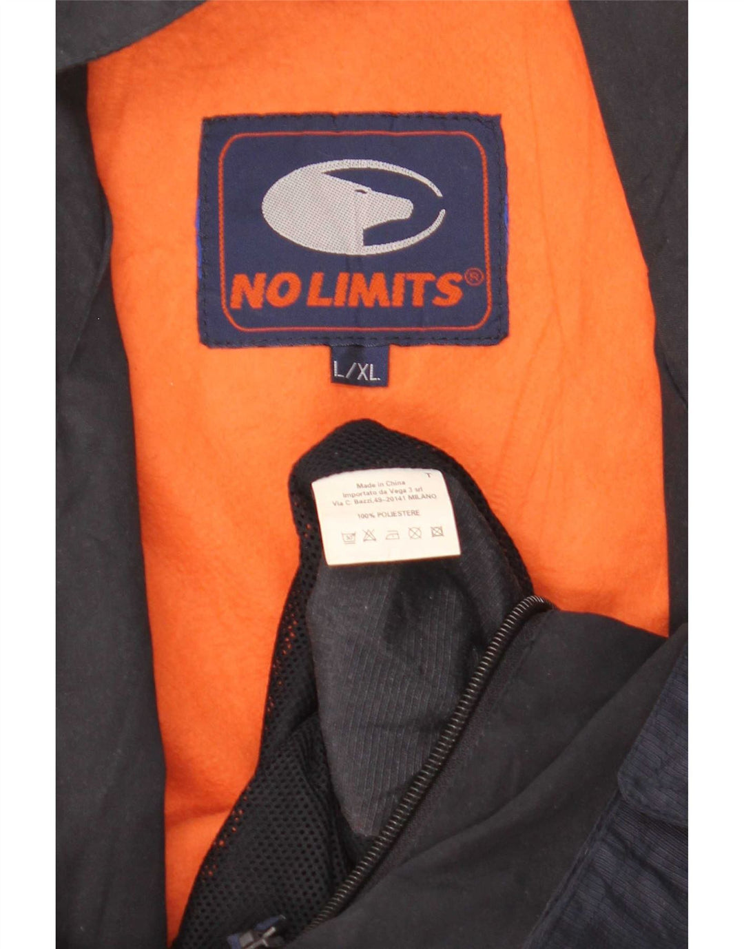 No Limits Herre Utility Gilet UK 40 Large Navy Blue Polyester