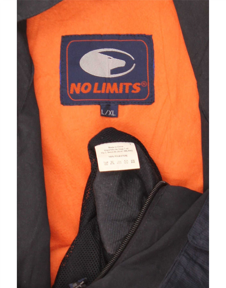 No Limits Herre Utility Gilet UK 40 Large Navy Blue Polyester