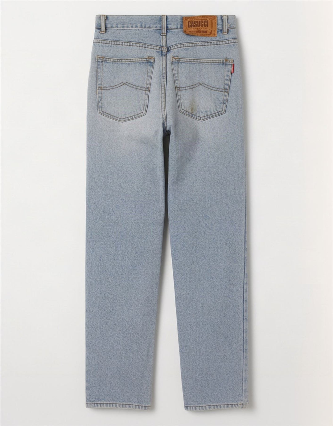 Cassuci Herre Straight Jeans IT 48 Medium W30 L32 Blå Bomuld