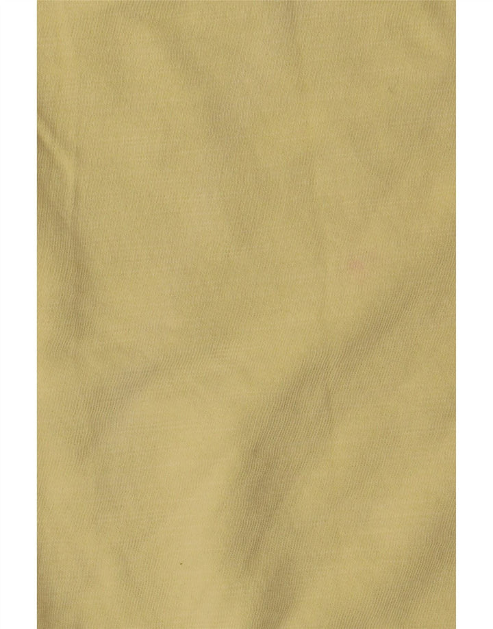 Marks & Spencer Dame Sweatshirt Jumper UK 14 Stor Gul Bomuld