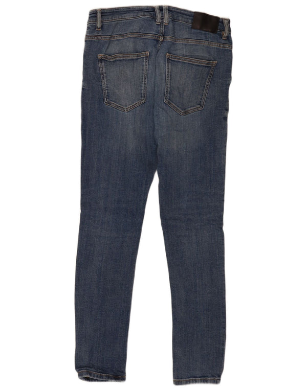 Zara Herre Skinny Jeans EU 40 Medium W31 L30 Blå