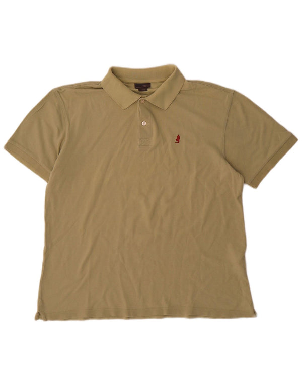 Marlboro Classics Poloskjorte til mænd Large Khaki Bomuld