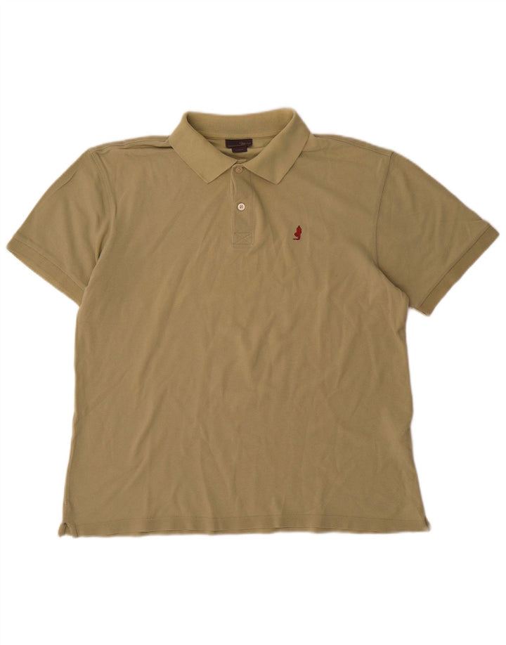 Marlboro Classics Poloskjorte til mænd Large Khaki Bomuld