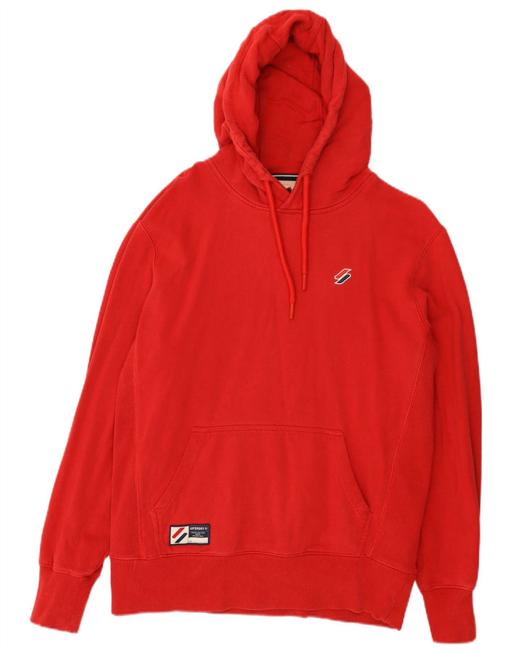 Superdry Hættetrøje til mænd Medium rød bomuld