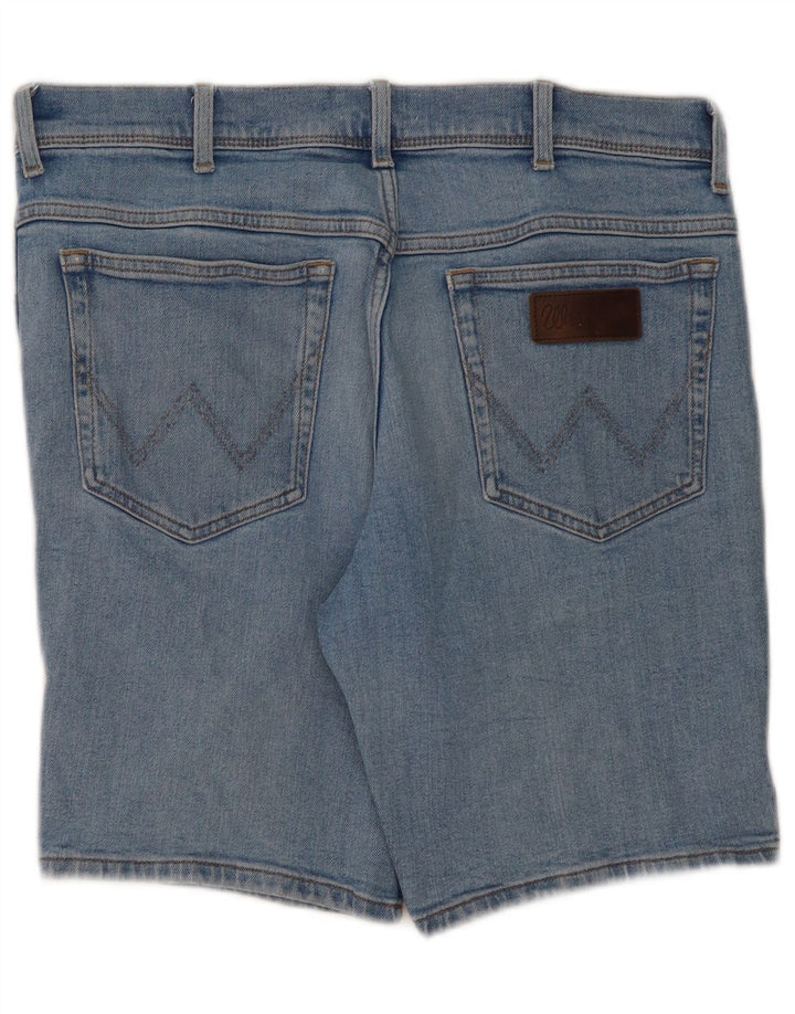 Wrangler Texas denimshorts til kvinder W34 Large Blue Bomuld